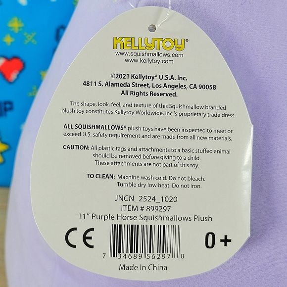 Squishmallow Meadow the Purple Horse 11" Ultrasoft Stuffed Animal Plush NWT - Picture 12 of 12
